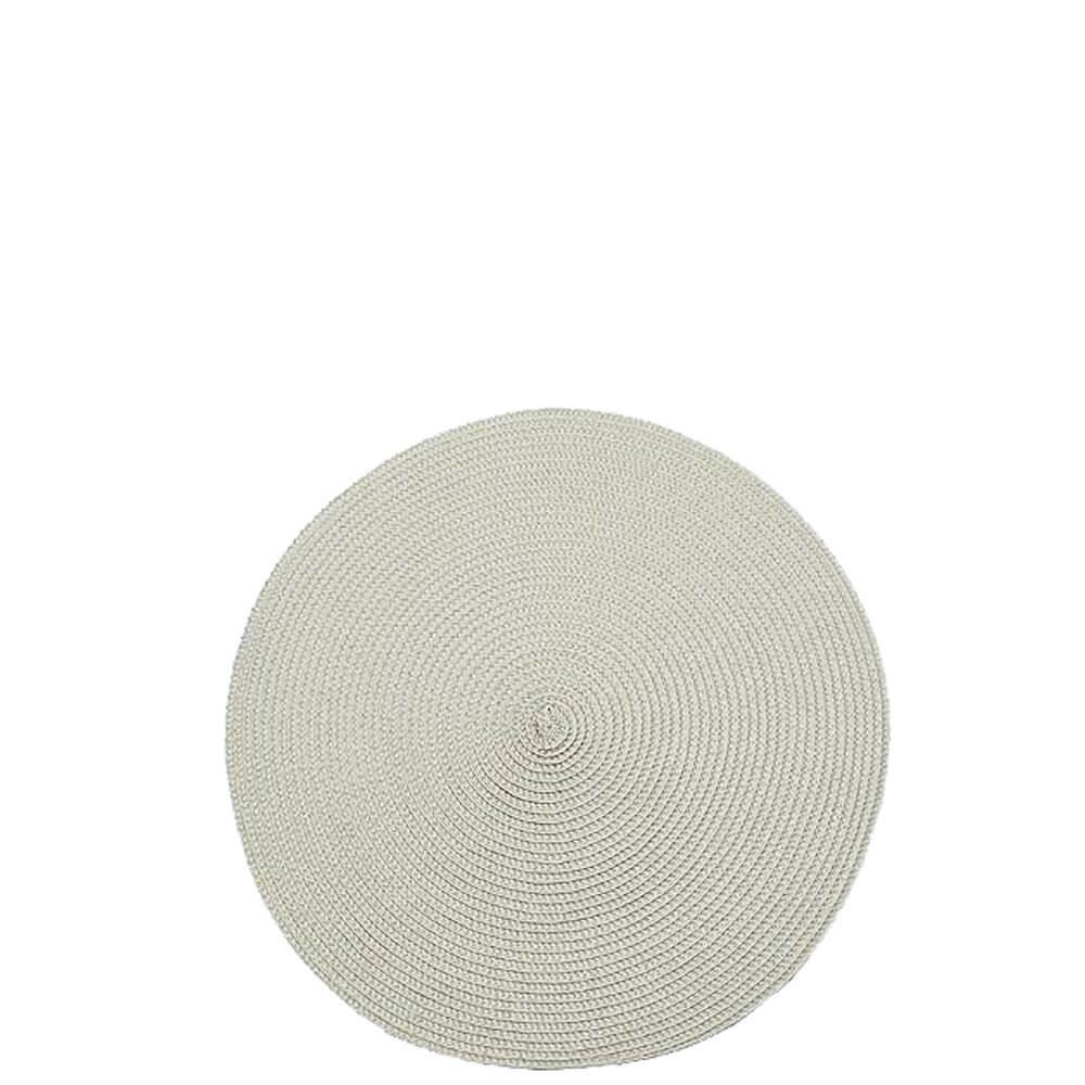 Walton & Co Linen Circular Ribbed Placemat